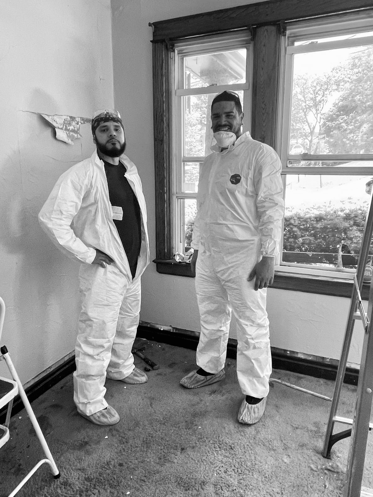 The team at work